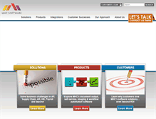 Tablet Screenshot of mhcsoftwareinc.com